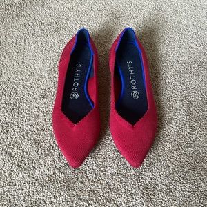 Rothy’s The Point Scooter Red - 9